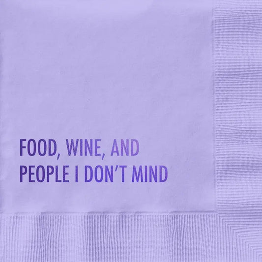 Food & Wine Cocktail Napkins