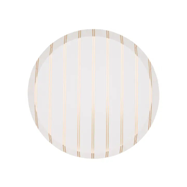 Gold Signature Stripe Small Plates