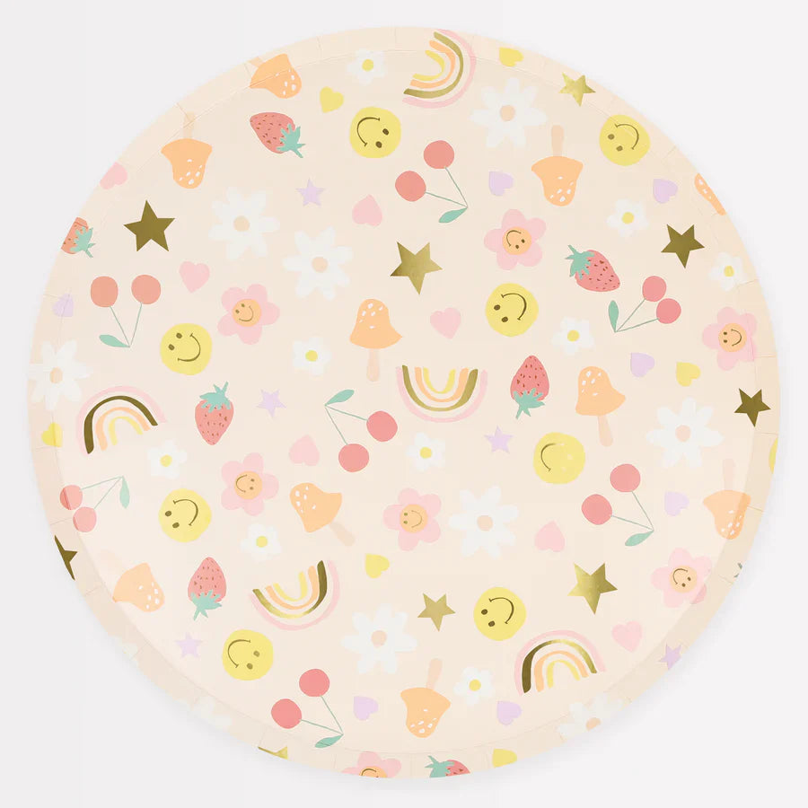 Happy Icons Dinner Plates