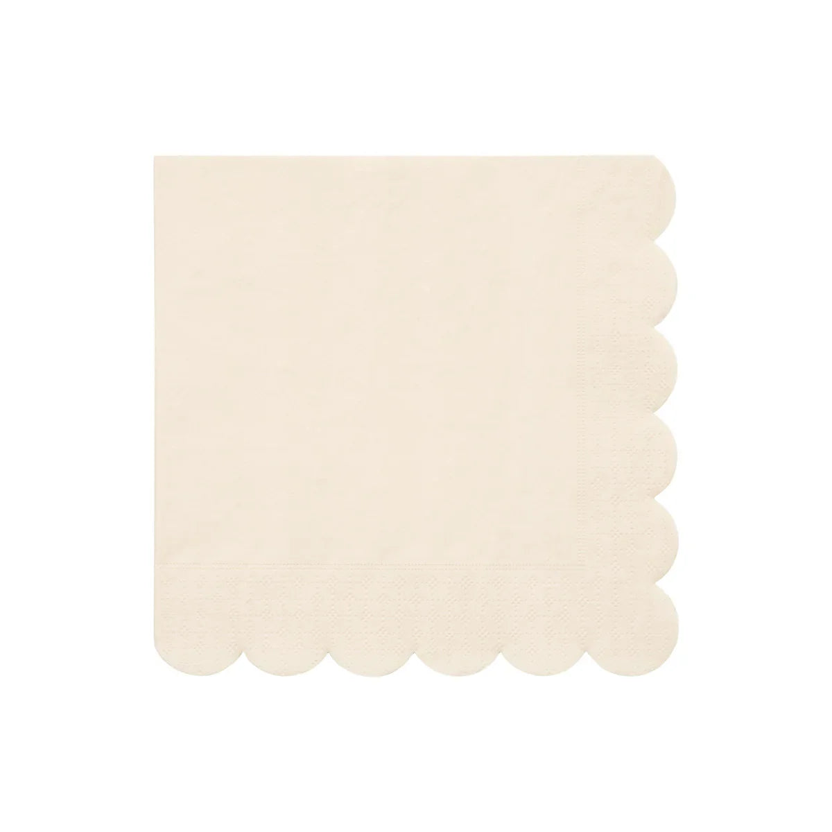 Large Cream Paper Napkins