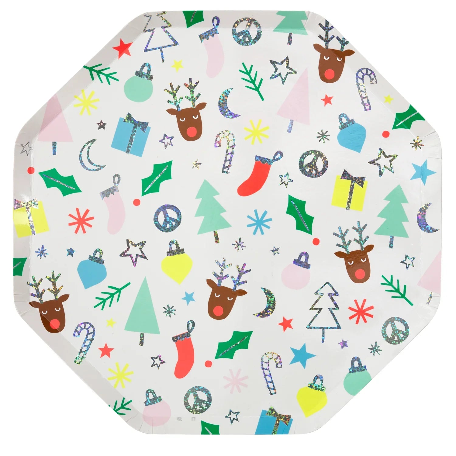 Large Festive Fun Icon Plates