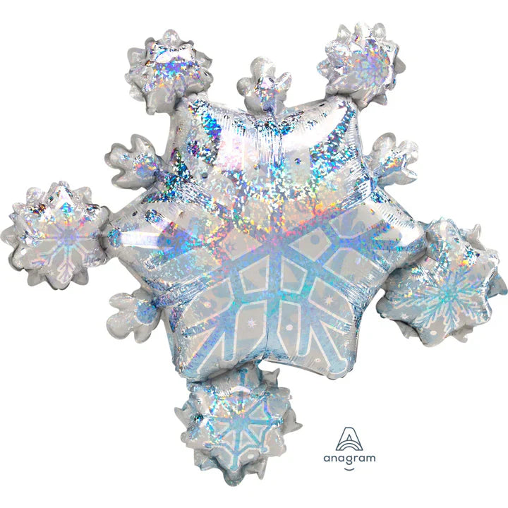 32" Prismatic Snowflake Cluster