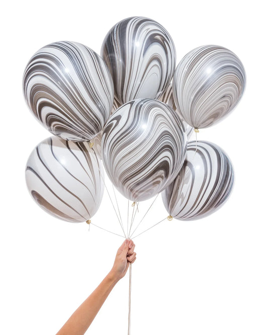 Marble Party Balloons