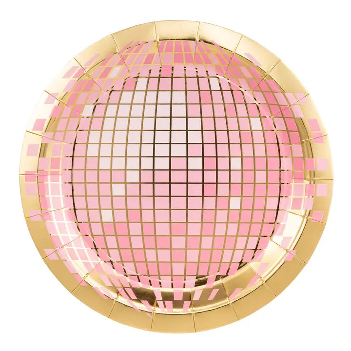 Disco Ball Paper Plates