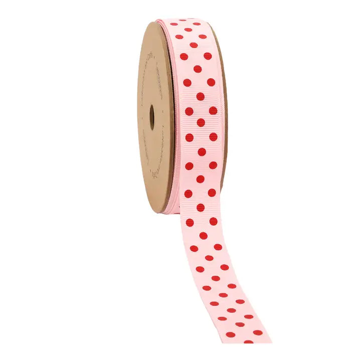 Printed Dot Textured Ribbon