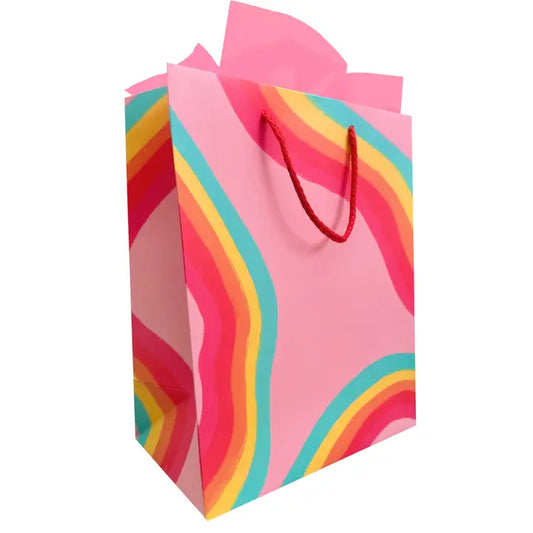 Rainbow Ribbon Gift Bag