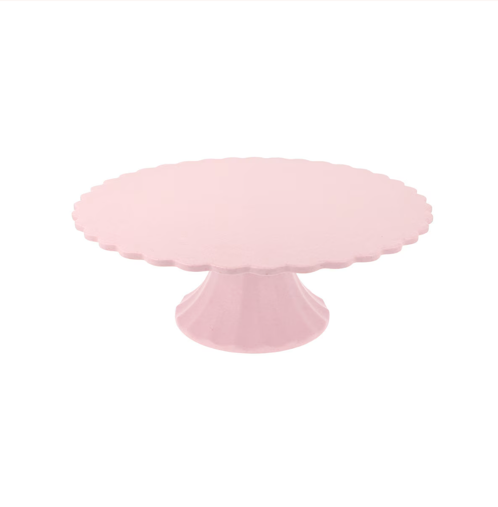 Medium Pink Reusable Bamboo Cake Stand