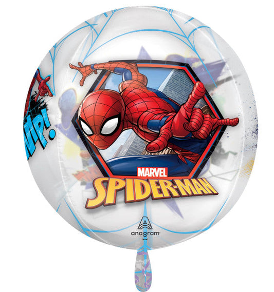 16" Spiderman Clear Orbz