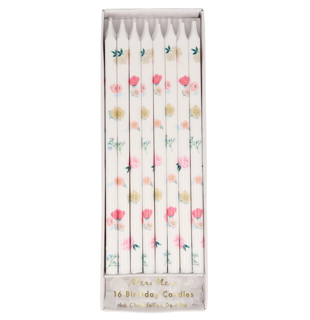Floral Pattern Cake Candles (16)