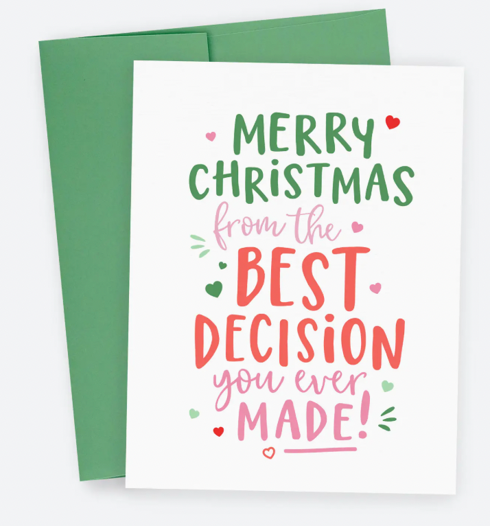 Funny Christmas Card For Partner