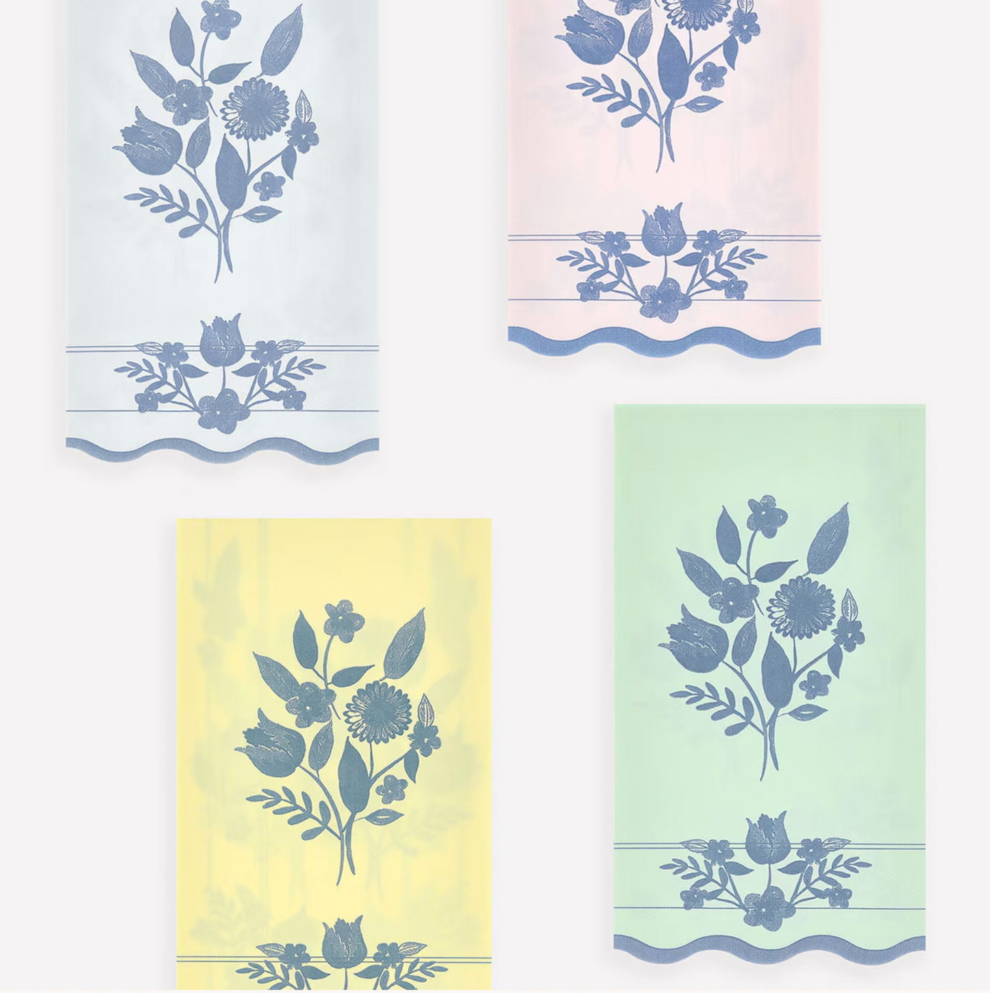 Vintage Botanical Guest Towels