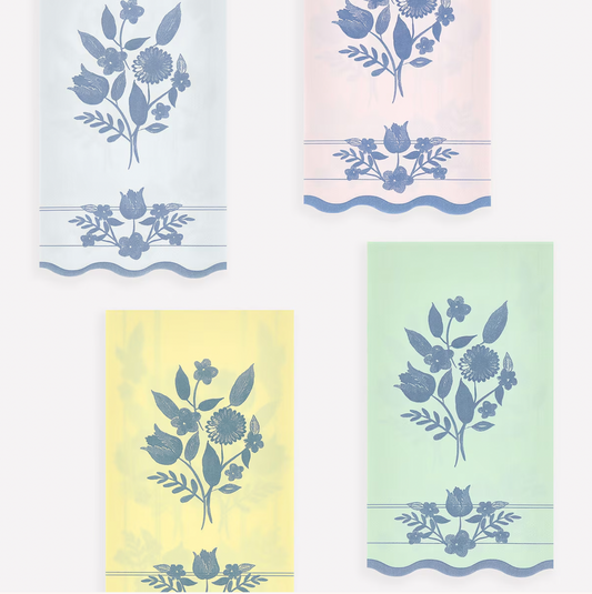Vintage Botanical Guest Towels