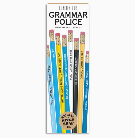 Pencils For Grammar Police | Funny Pencils