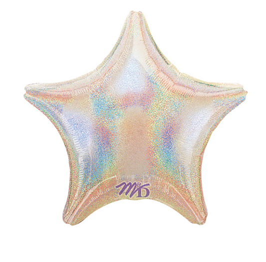19" STAR - SILVER DAZZLER