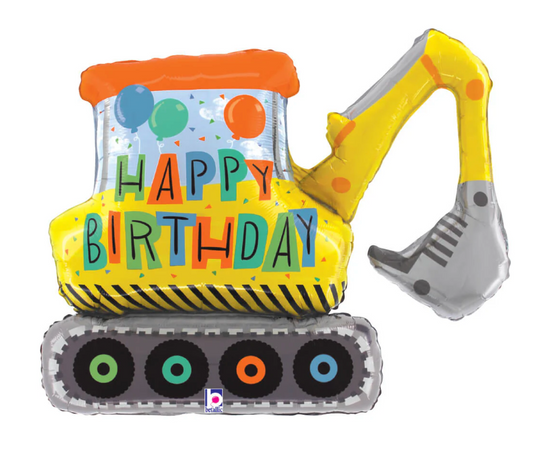 31" BIRTHDAY CONSTRUCTION EXCAVATOR