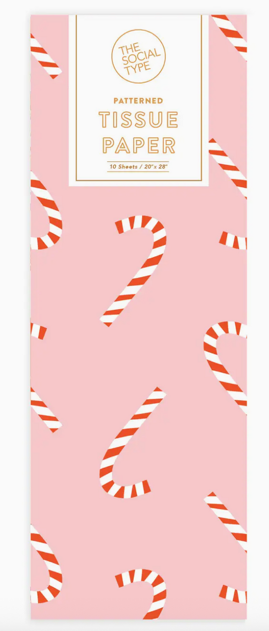 Candy Cane Holiday Tissue Paper