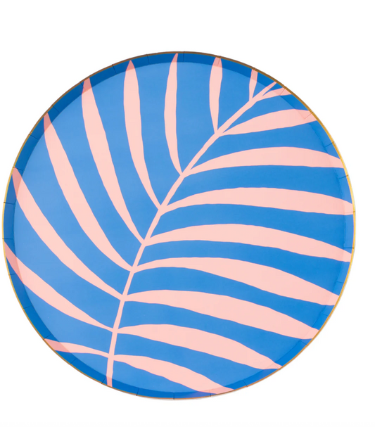 Luau Palm Large Plates