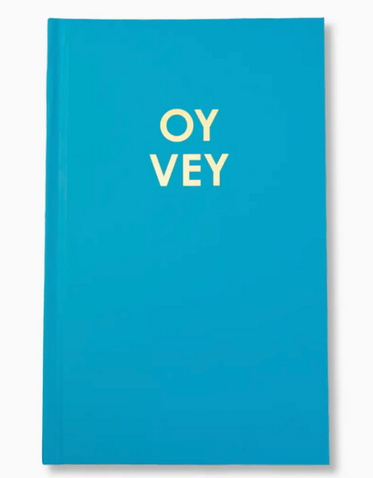 Oy Vey - Hardcover Daily Journal - Bright Blue