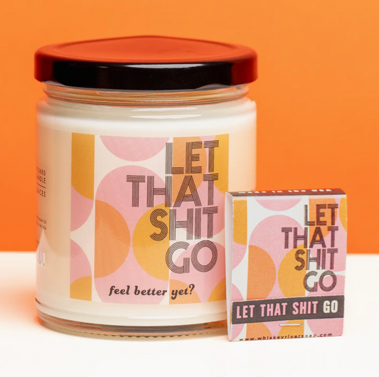 Let That Shit Go Candle and Matchbook | Funny Candle