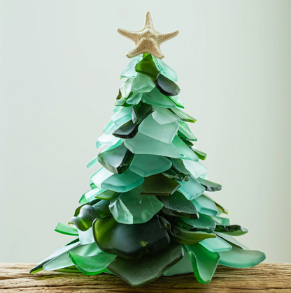 Handmade Coastal Sea Glass Holiday Tree Workshop December 16,  6:30 p.m. -8 p.m.