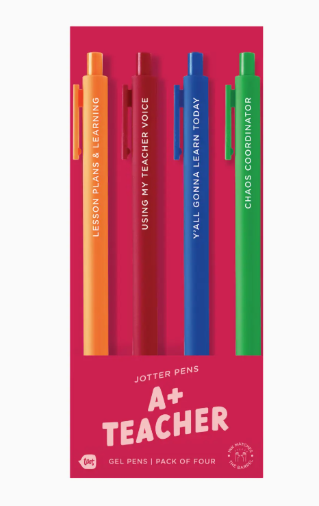A+ Teacher Pens - 4 pack