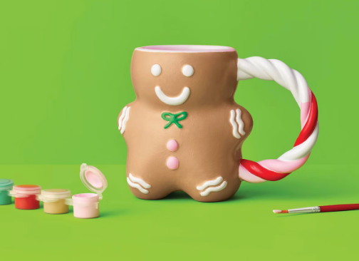 Gingerbread Mug Painting Party November 23, 2 p.m. - 3 p.m.
