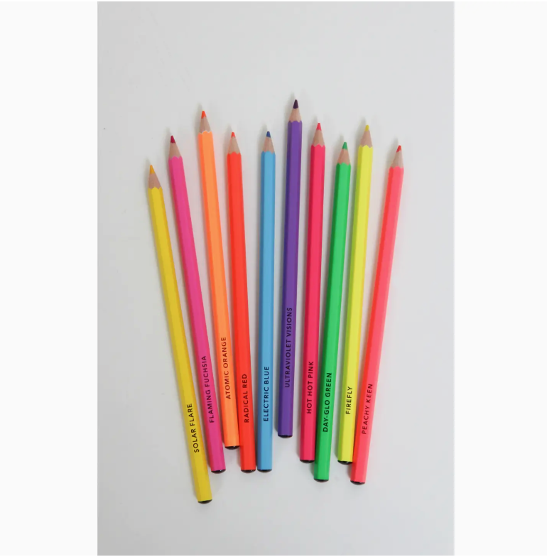 Neon Colored Pencils