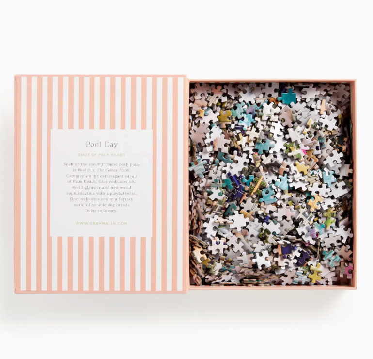 Gray Malin Palm Beach 1000 Piece Book Box Puzzle