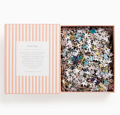 Gray Malin Palm Beach 1000 Piece Book Box Puzzle