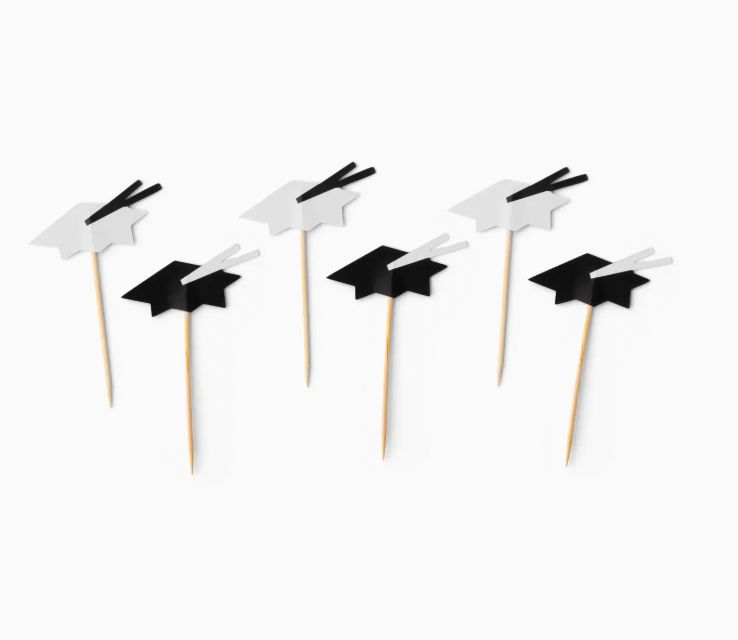 Grad Hat Cupcake Toppers
