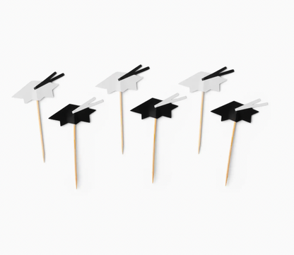 Grad Hat Cupcake Toppers
