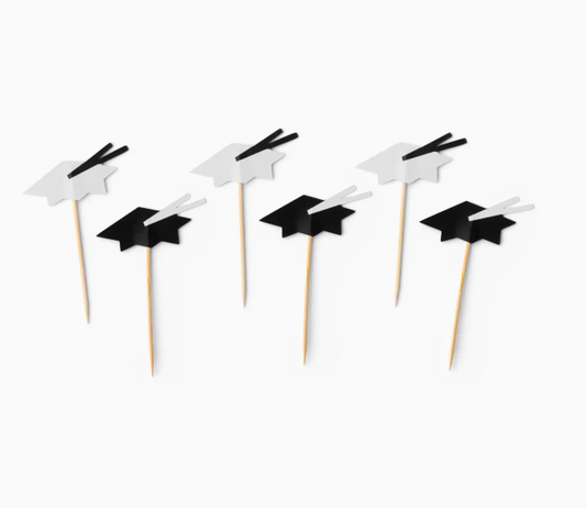 Grad Hat Cupcake Toppers