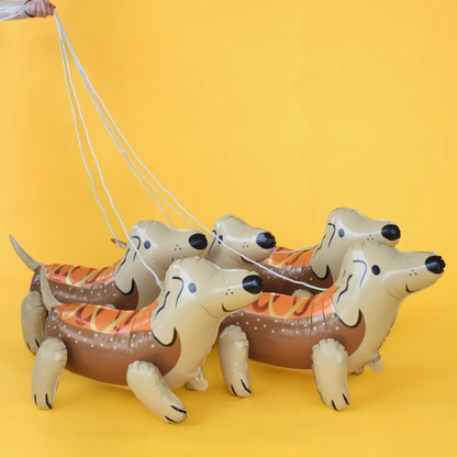 Hot Dog Dachshund Mylar Balloon
