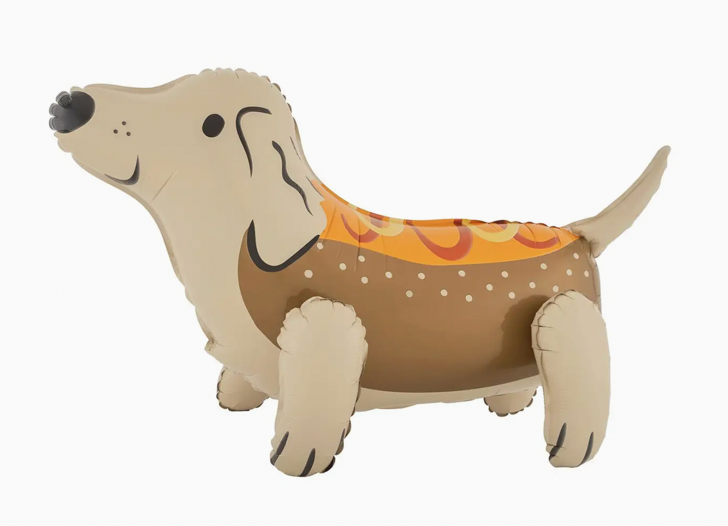 Hot Dog Dachshund Mylar Balloon