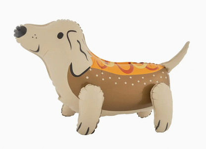 Hot Dog Dachshund Mylar Balloon