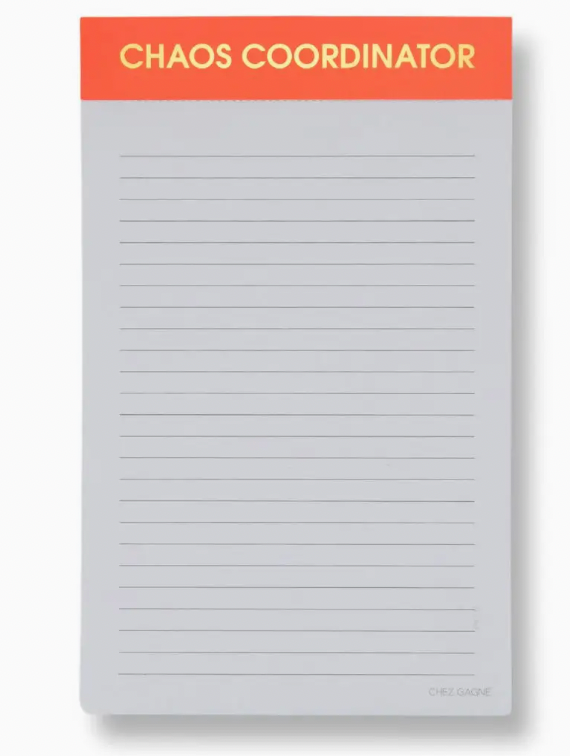 Chaos Coordinator - Lined Notepad