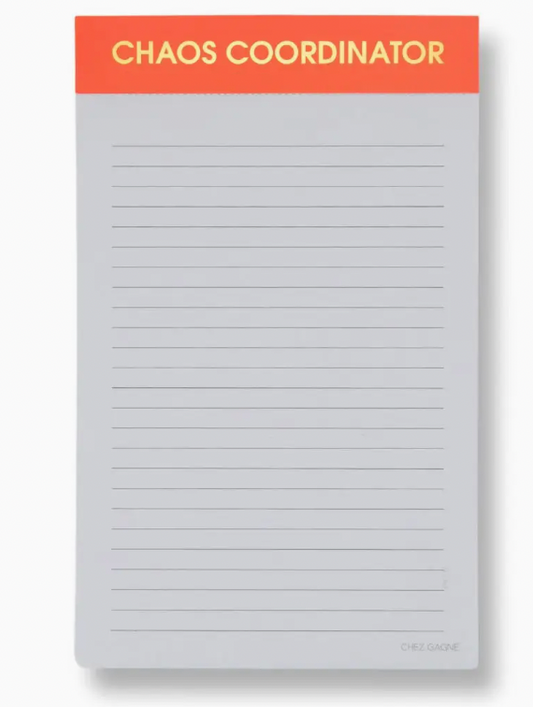 Chaos Coordinator - Lined Notepad