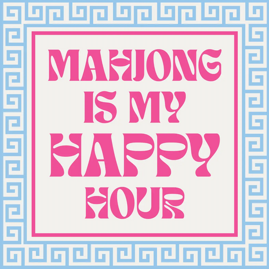 Mahjong Happy Hour Cocktail Napkins