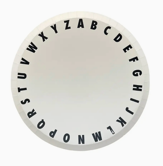 School Days ABC Large Plates