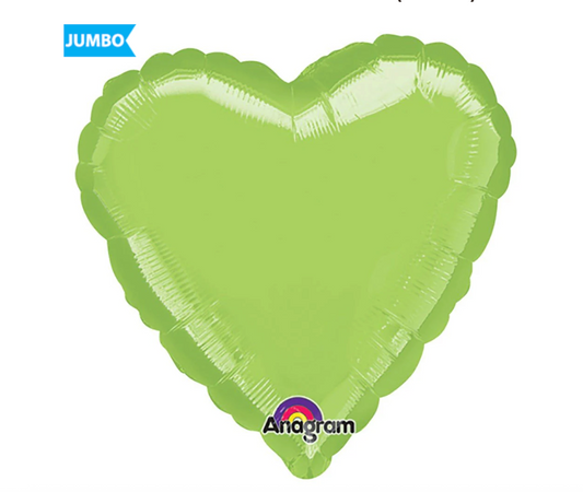 32" Jumbo Heart - Lime