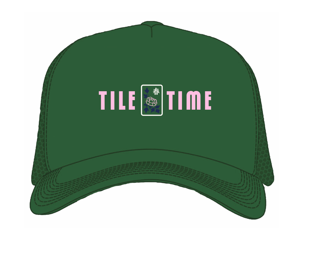 Socially Seri Mahjong themed Tile Time Truckers Hat