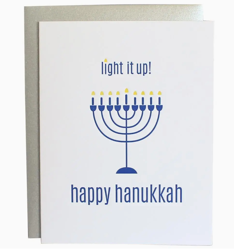 Light it Up Letterpress Card