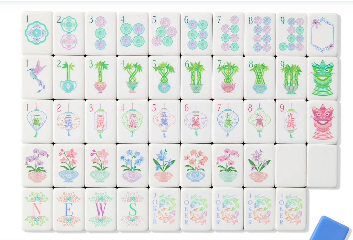 Moonlight Mahjong Tiles