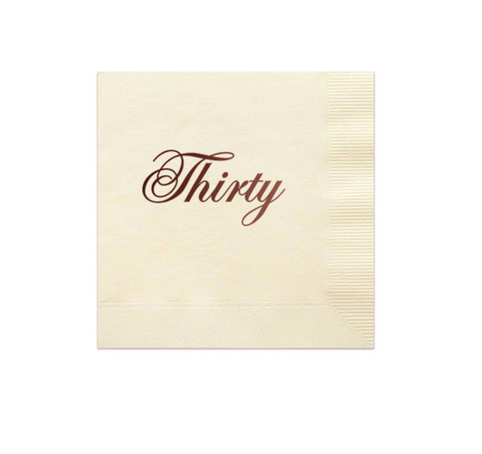 Socially Seri by The Social Society Thirty Napkins