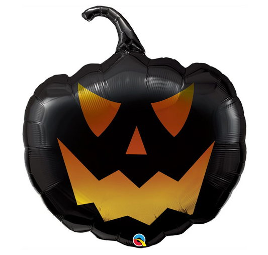 35" Black Jack Lantern Balloon