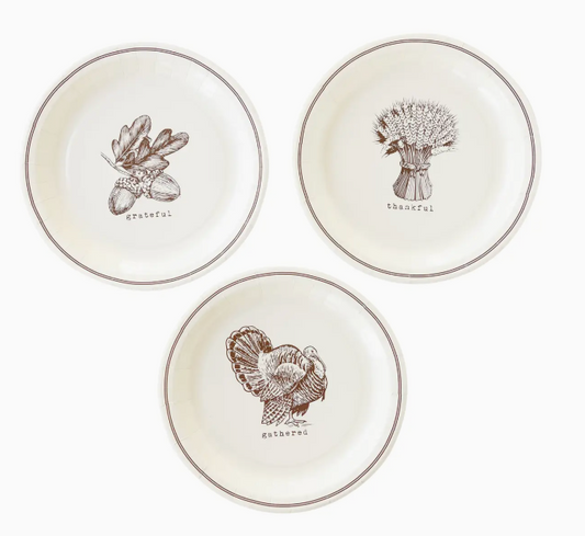 Harvest Icon Paper Plate Set