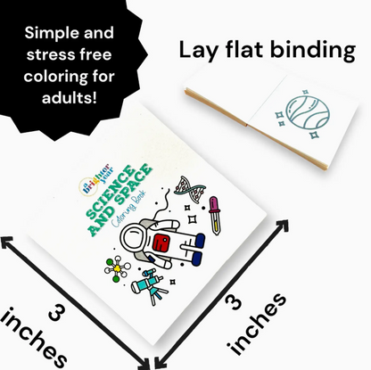 Science and Space Mini Coloring Book