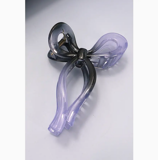 Bow Hair Claw Clips - Ombre Blue