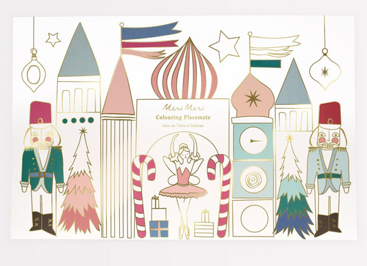 Nutcracker Coloring Placemats