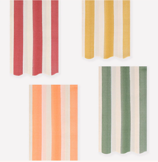 Fall Stripe Guest Towels